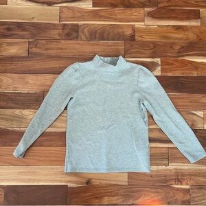 MADEWELL Sweater with pleated shoulder detail Sz small